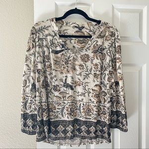 Lucky Brand long sleeve blouse